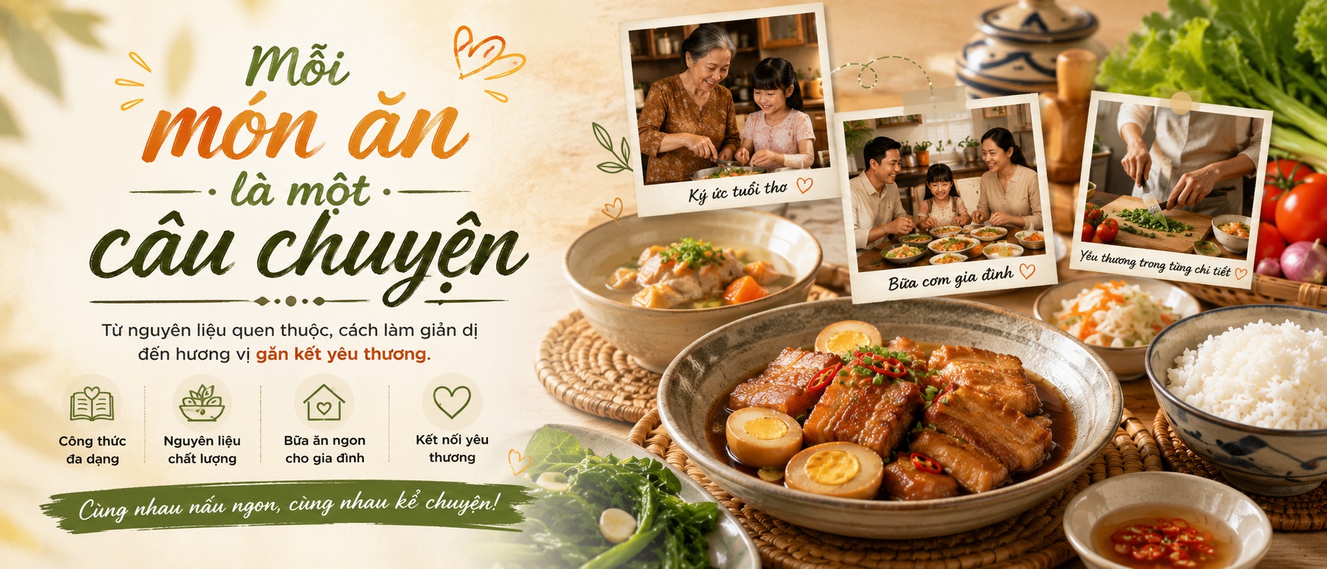 Mỗi món ăn là một câu chuyện
